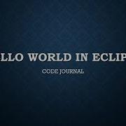 Java Hello World Program In Eclipse IDE