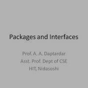 OOC MODULE 4 Packages And Interfaces