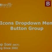 Bootstrap Tutorial Glyph Icons Drop Down Menu And Button Group