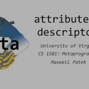 Attributes Descriptors Metaprogramming 2020 Lecture 7