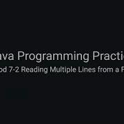 Java Practice Examples Module 7 2 Reading Multiple Lines From A File
