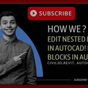 How To Edit Blocks In AutoCAD Edit Nested Blocks Autolisp Autocad Tips Tricks