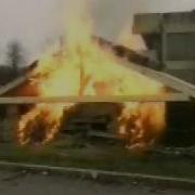 Wood Truss Test Burn