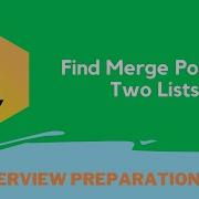 HackerRank Find Merge Point Of Two Lists Problem Solution In Python Interview Preparation Kit