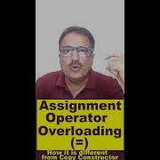 How To Overload Assignment Operator In C Overloading Assignment Operator In C Cpptutorial