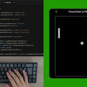 ASMR Programming Coding Pong Game No Talking