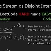 352 Data Stream As Disjoint Intervals LeetCode Hard