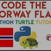 Python Turtle Code The Norway Flag Tutorial