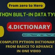4 Dictionary In Python Everything About Dictionary In Detail From Basic To Advance In One Video