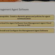 OCI Database Management Service Install And Configure Management Agents