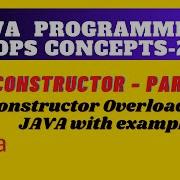 Constructor Overloading In Java What Is Constructor And Constructor Overloading Constructor