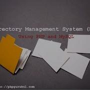 Directory Management System Using PHP And MySQL Last Updated At 11 July 2024