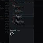 Magnifying Glass Effect Using Shorts HTML CSS