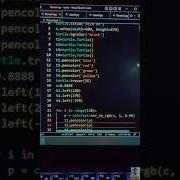 Python Flower Design Turtle Drawing VS Code Shorts