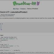 Java Practice It 4 17 CumulativeProduct For Loop Input Scanners