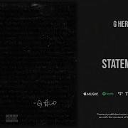 G Herbo Statement