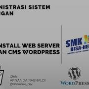 Install CMS Wordpress Di Debian Administrasi Sistem Jaringan ASJ