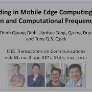 Offloading In Mobile Edge Computing Task Allocation And Computational Frequency Scaling