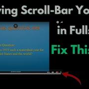 Fix YouTube Scroll Bar Issue Scroll Bar Appears When Watching Video In Full Screen