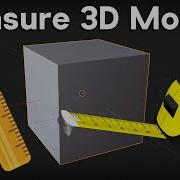 Как измерять и масштабировать 3D модели в Blender