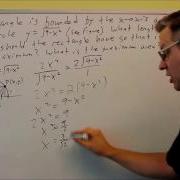 Calculus Optimization Problems Rectangle Bounded By Semicircle