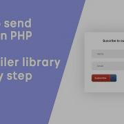 HOW TO SEND EMAIL IN PHP USING PHPMAILER LIBRARY STEP BY STEP WITH FREE SOURCE CODE