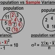 Covariance 3 Of 17 Population Vs Sample Variance