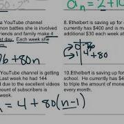 Math 1 Sequences F BF 1a Learning Target 1 2