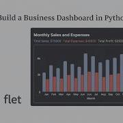 66 Python Flet Chart Tutorial Build A Sales Vs Expenses Dashboard