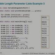 CSCI 145 Chap 8 5 Variable Length Parameter Lists