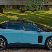 Ferrari Luce 4 дверный 5 местный 1050 сильный электромобиль класса GT первый взгляд на интерьер