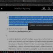 Java Programming 1 Chapter 3 Exercises Part 1 Spring 2021