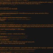 Orange Screen Coding Hacker Concept Animation With Glitch Free Stock Video