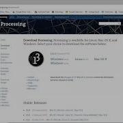 Downloading Processing Windows