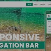 Responsive Navigation Bar Html CSS