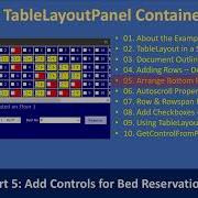 C TableLayoutPanel Part 5 Arrange Bottom Panel C Advanced 69