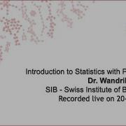 Introduction To Statistics With Python 3 Of 4