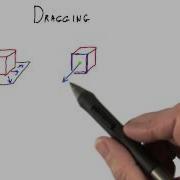 Dragging Interactive 3D Graphics