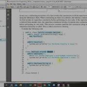 Java Inheritance Video 5 Constructor Chaining