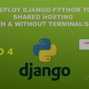 Vid 4 Deploy Python Django To Cpanel Shared Hosting Install On MAC Deploy WITHOUT Terminal