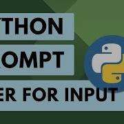 3 Python Basics Prompt User For Input