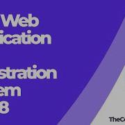 Implementing Registration System Object Orientated Programming Building A PHP Application Part 8