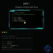 Join With String Python Tutorial Shorts Python Pythonprogramming