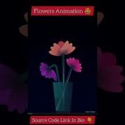 Flower Animation In Css Html Css Graphic Design Css Animation Effects