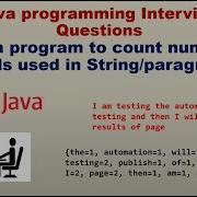 How To Count Words In A String Automation Testing Interview Question