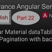 Advance Angular Tutorials Angular Material DataTable Real Time Pagination With Backend In English