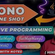 Mono In Reactive Programming In One Shot Operators With Example Reactive Programming Hindi