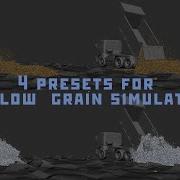 4 Presets For TyFlow Grain Simulation