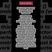 Mastering Constructor Chaining In Java Using This For Efficient Constructor Overloading