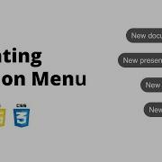 Create Floating Action Menu Using HTML CSS JavaScript